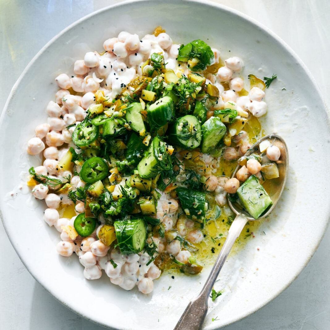 This Summery Chickpea Salad Is the Lighter, Crunchier Upgrade Your BBQ Needs