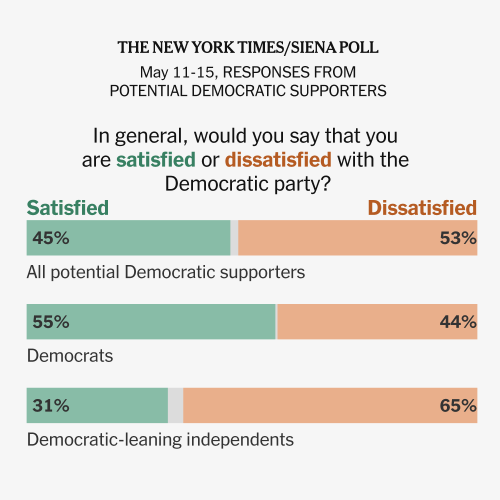 Democrats’ Internal Turmoil Threatens Midterm Unity, New Poll Reveals