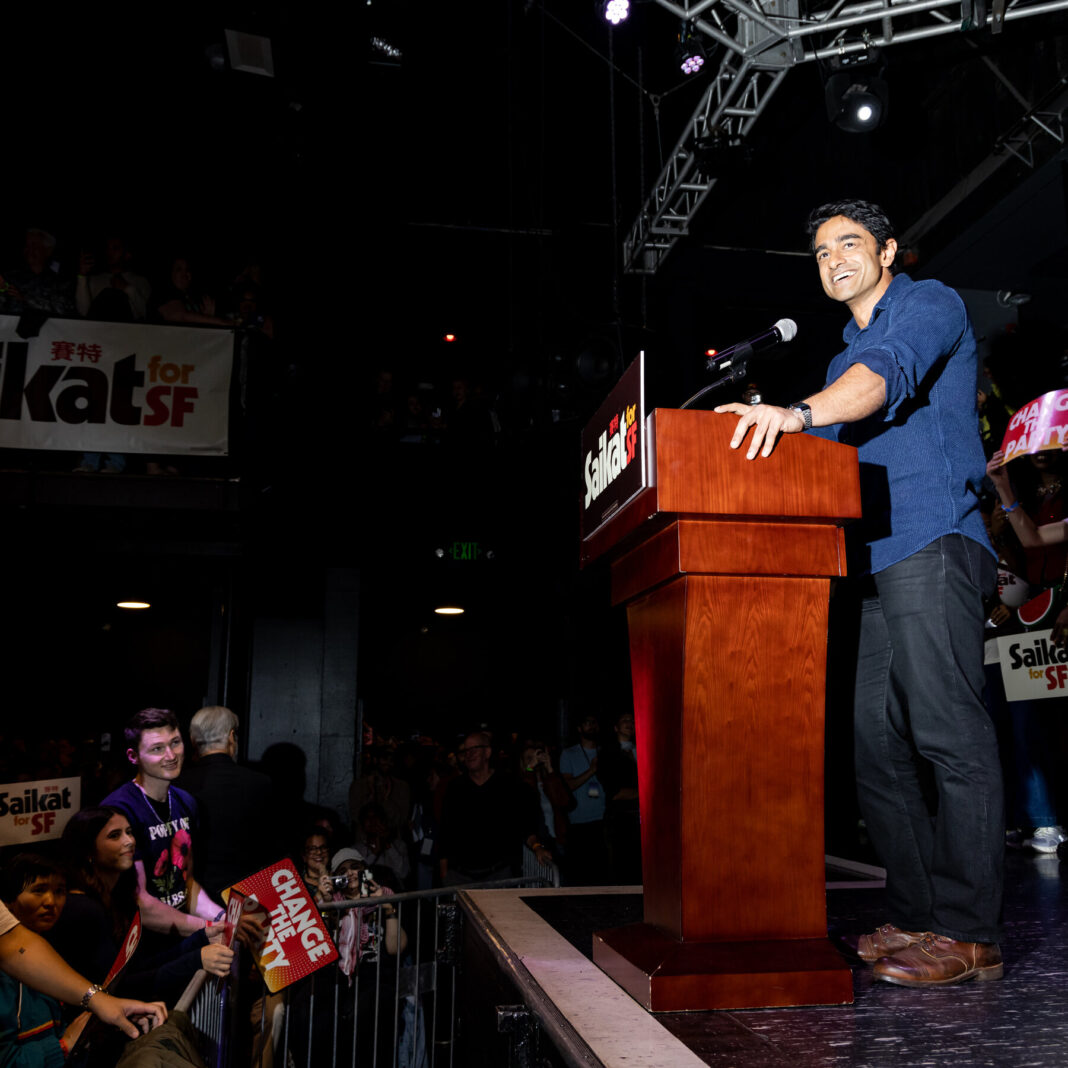 He Name-Drops AOC on the Campaign Trail. She Hasn’t Said a Word About Him.