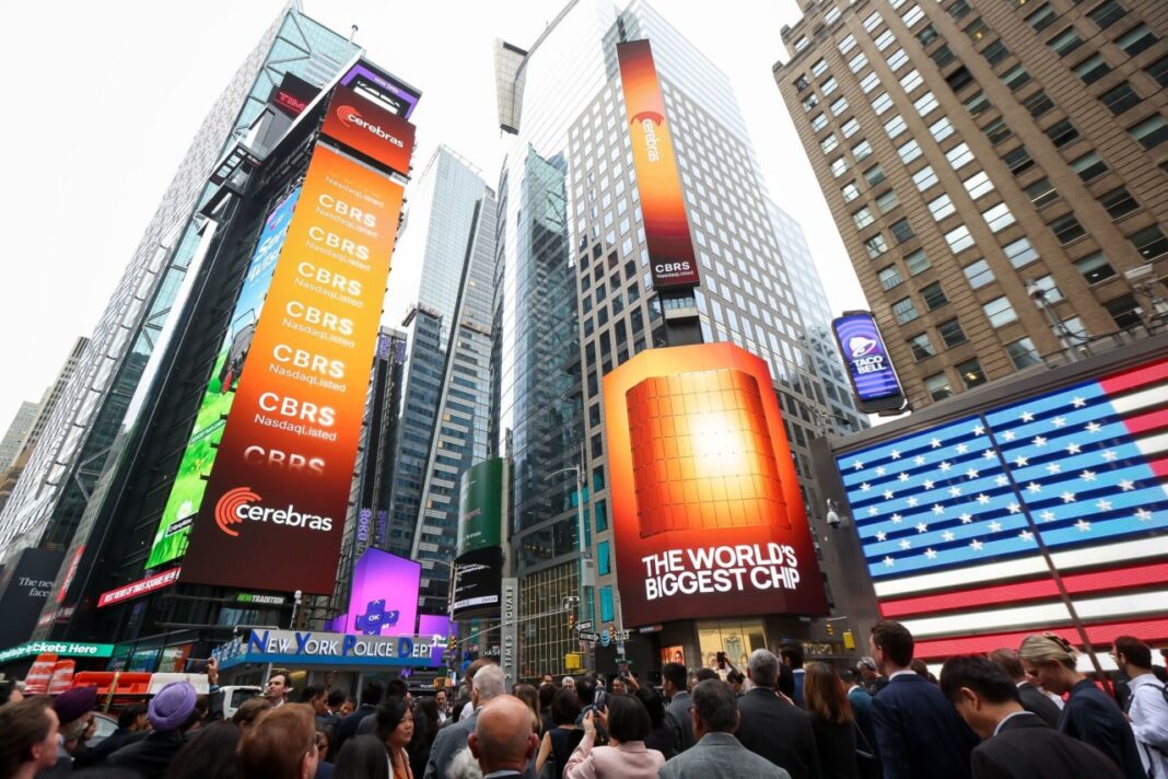 Cerebras Stock Soars 68% on Debut, Signaling Insatiable AI Demand