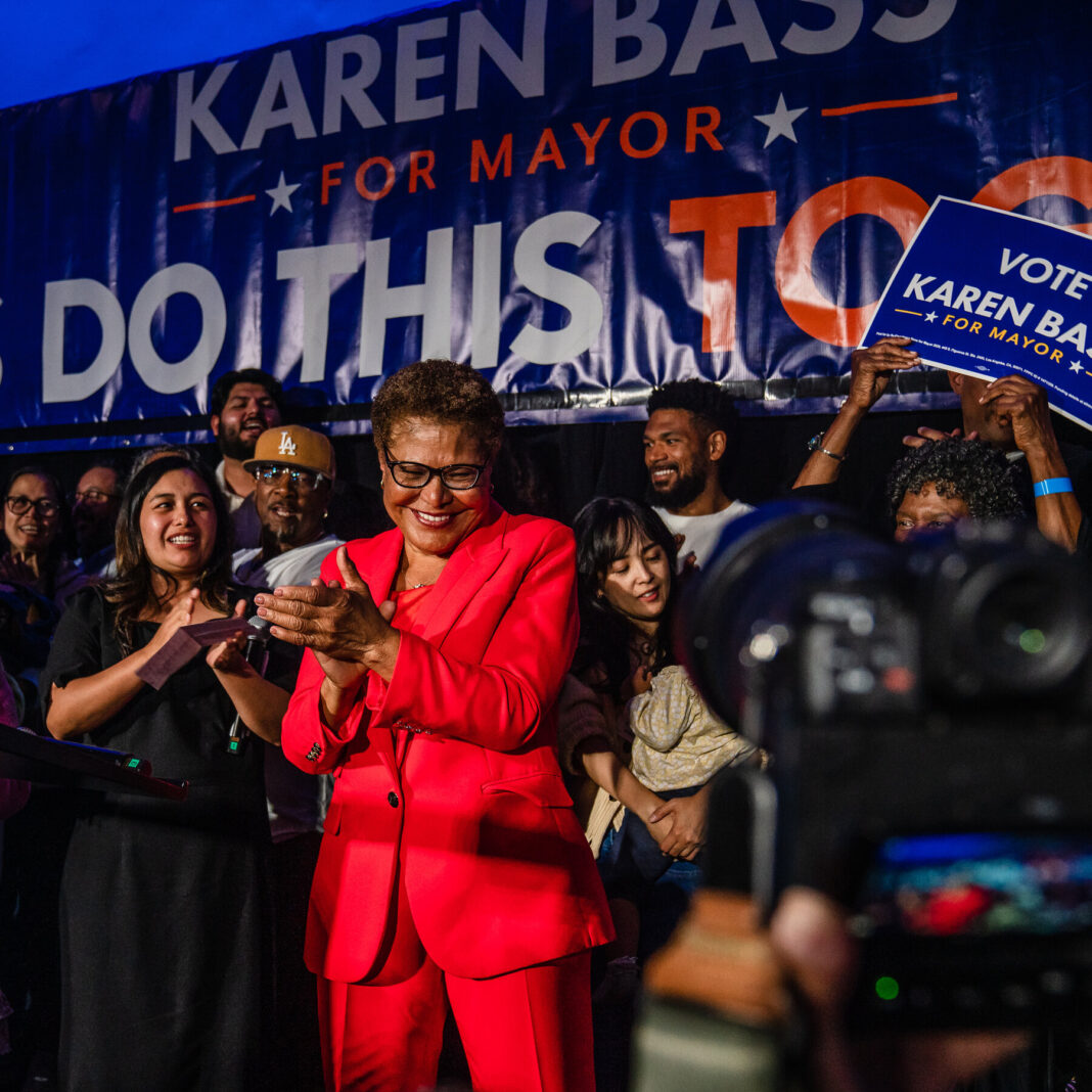 Karen Bass Secures Spot in L.A. Mayoral Runoff as General Election Nears