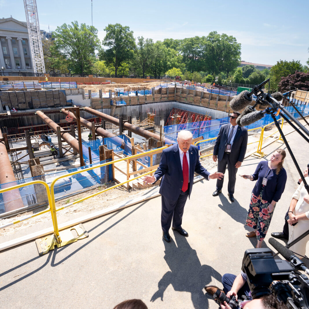 Appeals Court Panel to Review Ruling Halting Trump’s Ballroom Construction