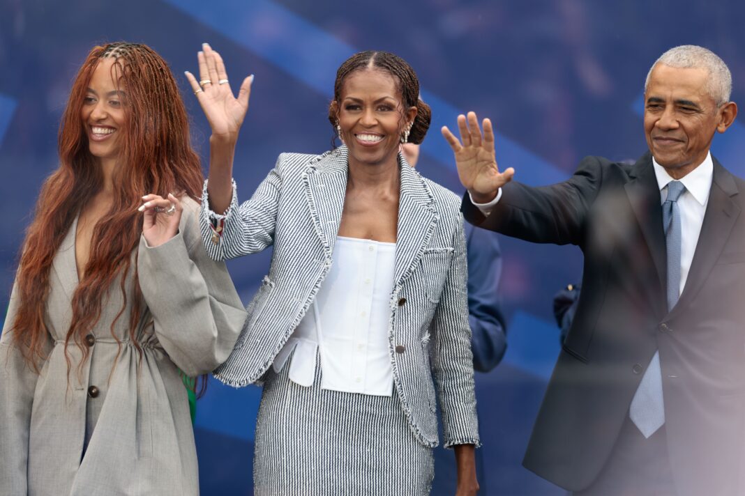 Michelle Obama’s Pastel Blue Manicure Is the Understated Summer Nail Trend We Need — See Photos