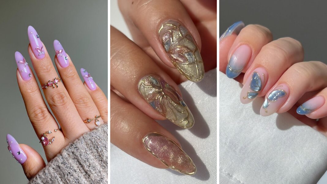 Butterfly Nail Designs Bring Whimsical Elegance to the Season’s Top Manicure Trends