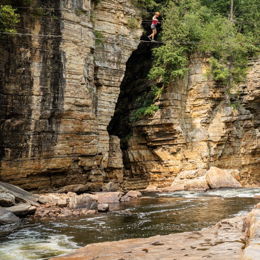 Acrophobia Conquered: A Hiker’s Via Ferrata Challenge at Ausable Chasm