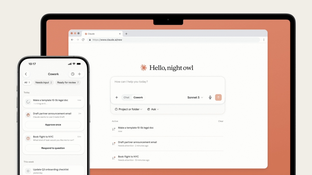 Claude Cowork Now Works on Your Phone—Even After You Close Your Laptop