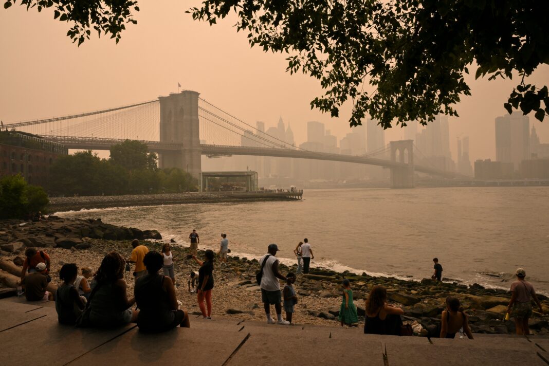 What US Cities Look Like Beneath Canada’s Unprecedented Wildfire Smoke