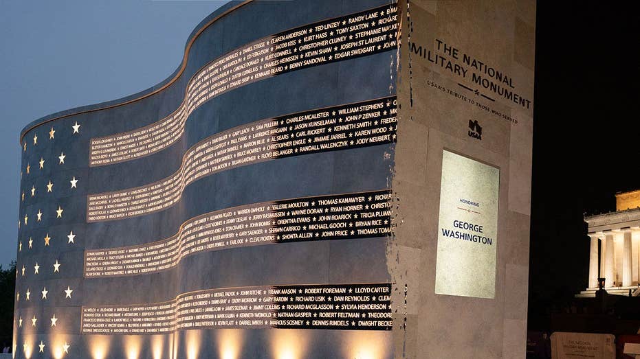EXCLUSIVE: New Lincoln Memorial digital monument lets families find military relatives’ names on towering flags in seconds: ‘I had tears in my eyes’