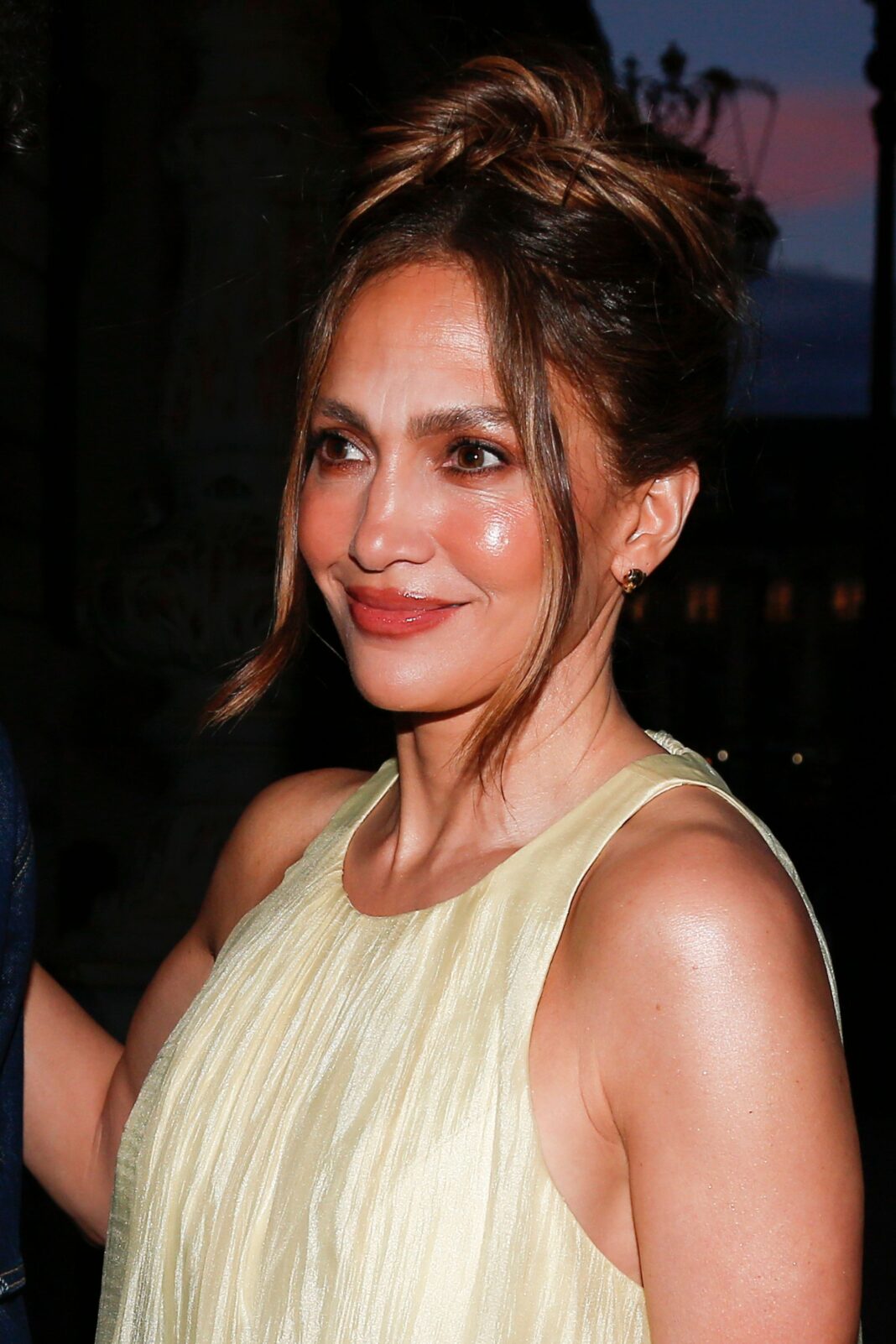 Jennifer Lopez Channels Coquette Style at Paris Couture Week with Oversized Satin Hair Bow