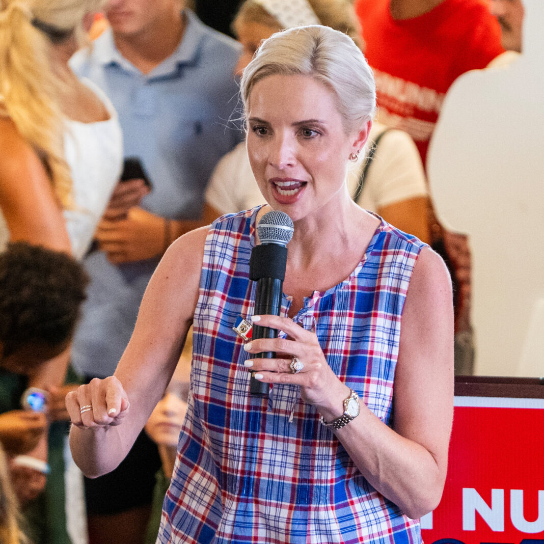Ashley Hinson, a Republican ‘Minivan-Driving Mom,’ Steers Away From Trump in Iowa Senate Race