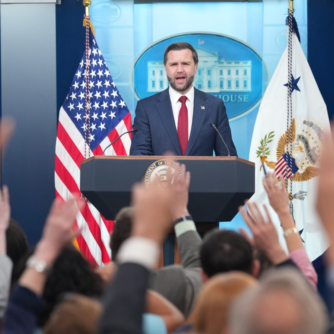 JD Vance Refuses to Label Iran Conflict a War in First Press Briefing