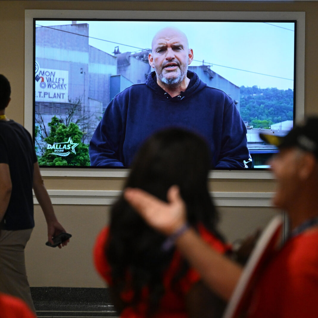 Fetterman’s Surprise Cameo at Trump’s Convention Signals Growing Rift with Democrats