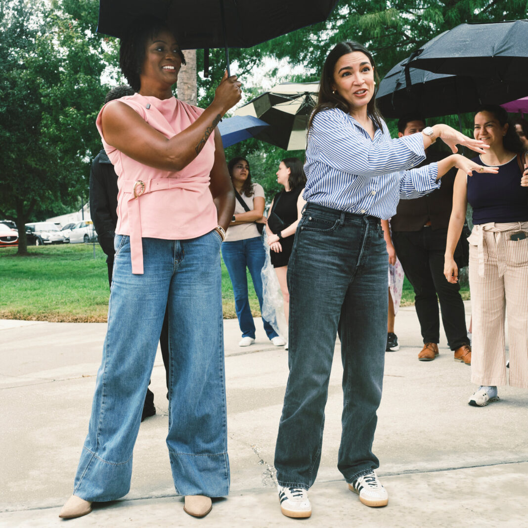 AOC Hits the Campaign Trail for Senate Candidate Angie Nixon in Florida