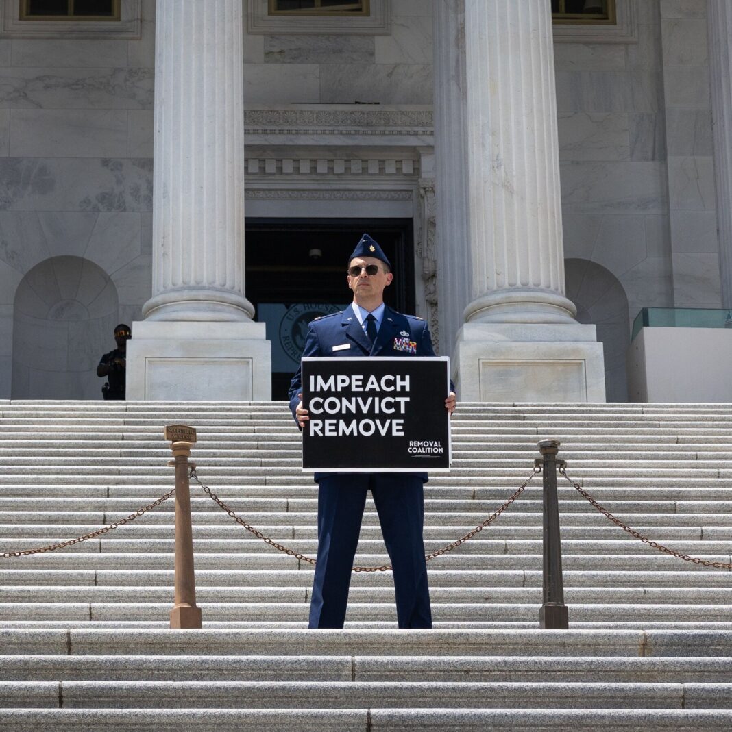 Air Force Officer Court-Martialed for Protesting Trump Says He Spoke to Defend the Constitution