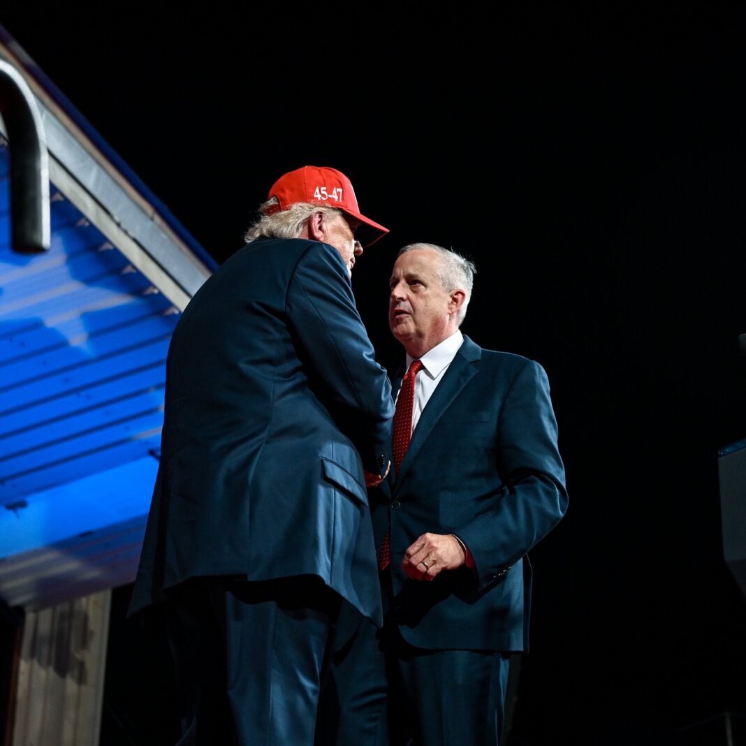 Michael Whatley Sticks With Trump in North Carolina Senate Race