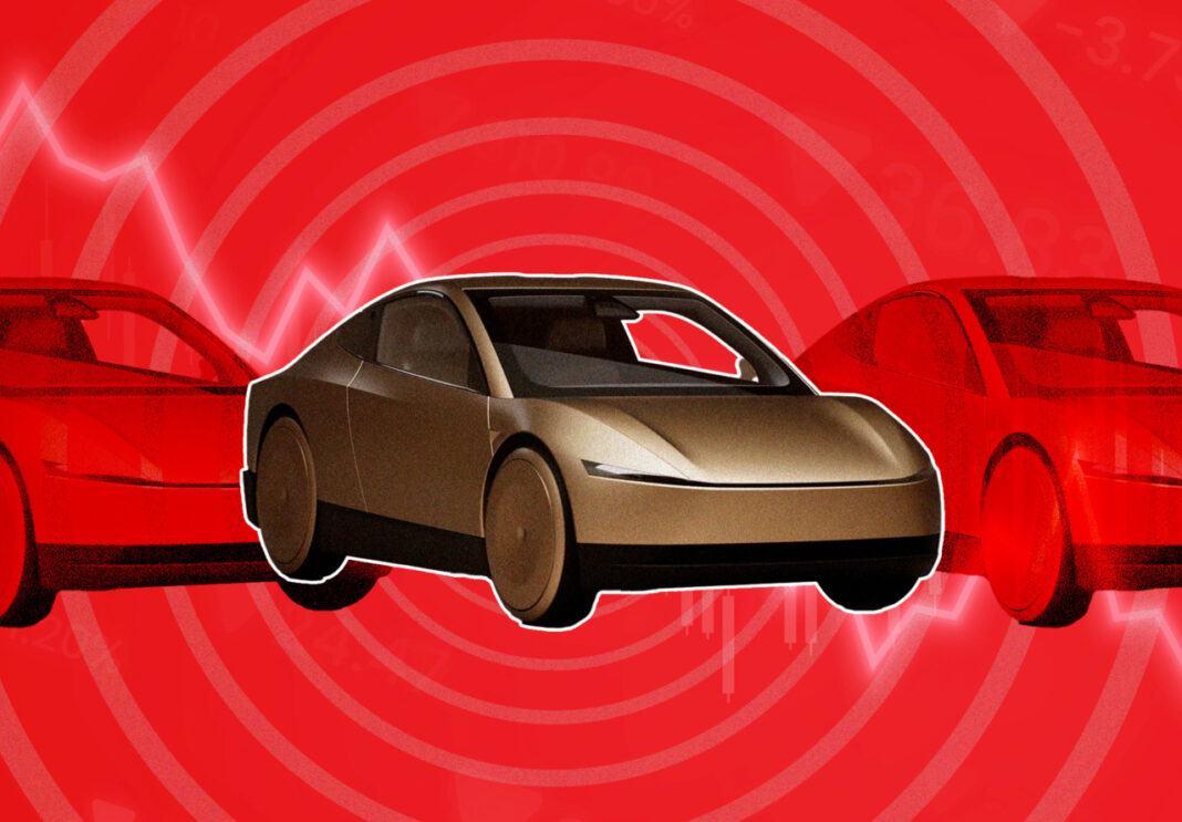 Tesla’s Stock Slips as Cybercab Debut Fails to Impress Investors