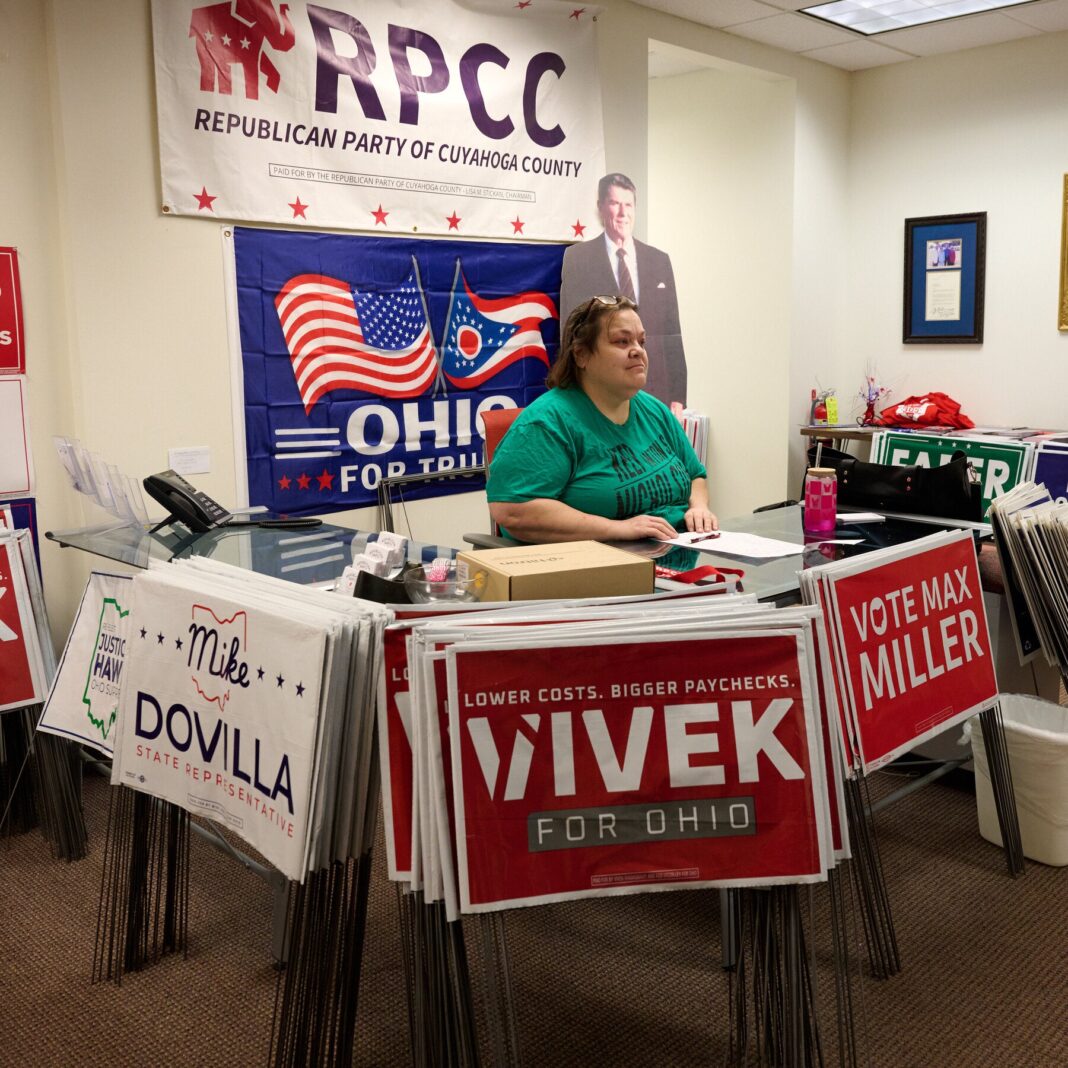 Ohio Republicans Shift from Jobs to Socialism Messaging to Boost Voter Turnout in Husted’s Tight Race