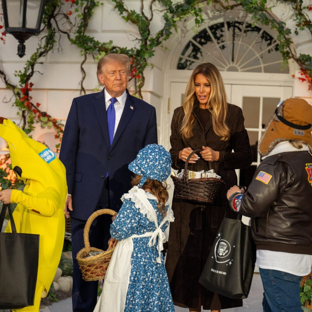 Melania Trump’s Halloween Coat Stole the Show—And It Wasn’t Even a Costume